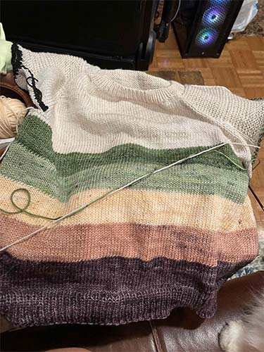Knitting Patterns Galore - UFO Yoke Sweater