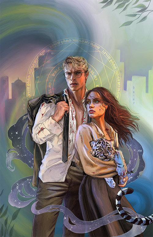 The cover but without text