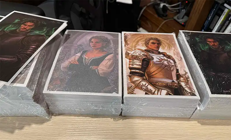Stacks of pretty vellum